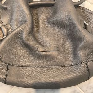 Cole Haan silver/pewter purse